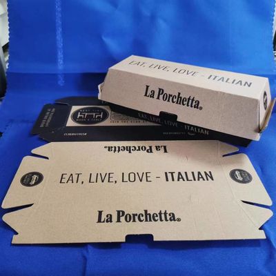 chất lượng  Pizza Packaging Paper Packaging Box Featuring Gravure Printing Surface Handling Constructed from Paper Suitable for Food Industry Packaging Nhà máy