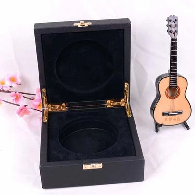 PU da trống đóng gói cá sấu hộp quà với tấm vàng chống nước