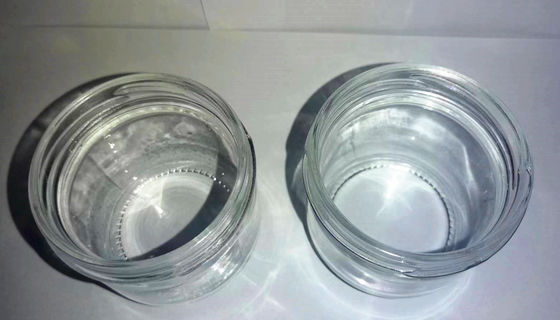 High Transparent Caviar Glass Jar tiêu chuẩn 120ml Với Nắp kim loại