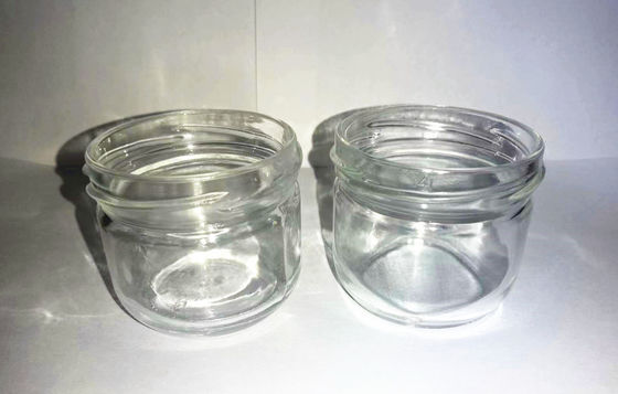 High Transparent Caviar Glass Jar tiêu chuẩn 120ml Với Nắp kim loại