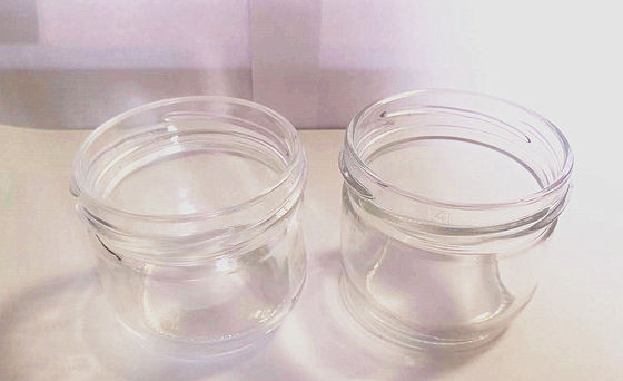 High Transparent Caviar Glass Jar tiêu chuẩn 120ml Với Nắp kim loại