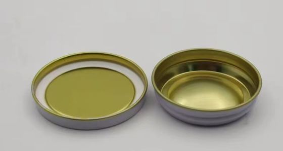 0.28mm Chất ăn chất lượng thiếc caviar bao bì chân không hộp 30g và 50g với nắp phẳng