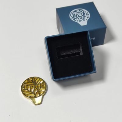 2024 Thiết kế mới Caviar Tin Opener Box Gift Key Gift Box Với Logo 50x50x38mm