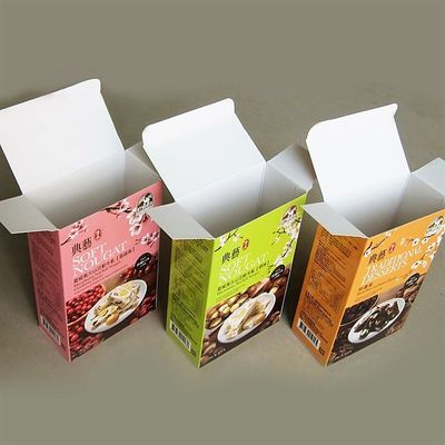 Hộp đóng gói giấy phủ màu gấp và tháo phong cách xây dựng