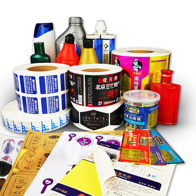 Kháng nước Vinyl nhãn dán kinh doanh Logo in bằng giấy / PVC / vật liệu thú cưng