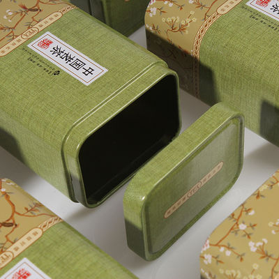 High End Metal Tin Box hình chữ nhật trống dầu kim loại có màu CMYK / Pantone