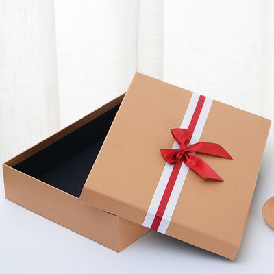 Festival cứng hộp quà giấy với Bowknot cho phụ nữ đồ lót