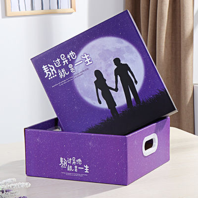 Hộp đóng gói hộp bìa thiết kế cá nhân cho đồ ăn nhẹ và món tráng miệng Valentine