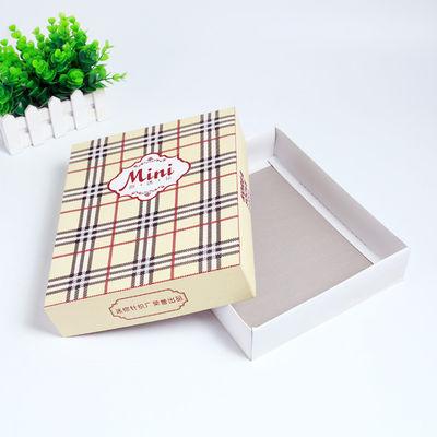 Hộp đóng gói giấy hình vuông với nắp cho vớ nam và trẻ em