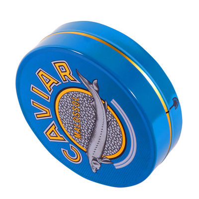 125g 250g Caviar Packaging Tin Box Can Custom Color ISO 9001 được phê duyệt