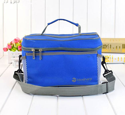 12 lon bia đông lạnh cách nhiệt mát Tote Bags Màu xanh tinh khiết cho gia đình