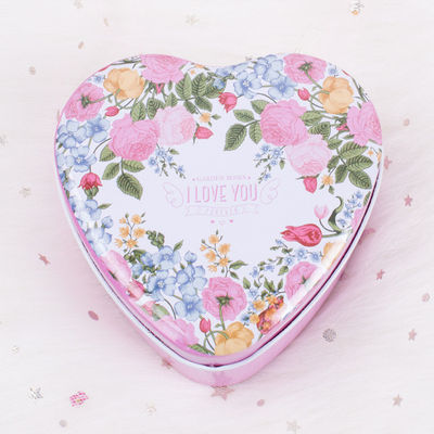Bao bì kẹo hộp thiếc kim loại hình trái tim cho ngày Valentine và sinh nhật
