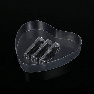 Hàm mỹ phẩm son môi Custom Metal Tin Box hình trái tim với PVC Inner Tray