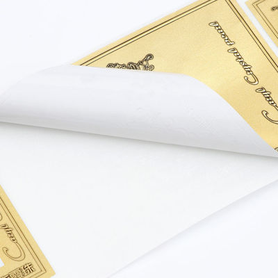 Matt Gold Logo Label Stickers, Multi Shape Print Your Own Wine Bottle Labels (Tấm nhãn chai rượu của riêng bạn)