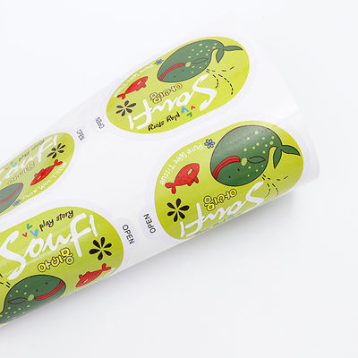 Children'S Logo Label Stickers Cartoon Transparent Electrostatic Label Nhãn hiệu điện tĩnh