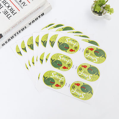Children'S Logo Label Stickers Cartoon Transparent Electrostatic Label Nhãn hiệu điện tĩnh