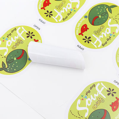 Children'S Logo Label Stickers Cartoon Transparent Electrostatic Label Nhãn hiệu điện tĩnh