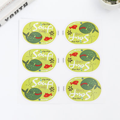 Children'S Logo Label Stickers Cartoon Transparent Electrostatic Label Nhãn hiệu điện tĩnh
