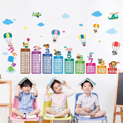 Phòng trẻ em trang trí logo nhãn dán tự dán có thể tháo rời