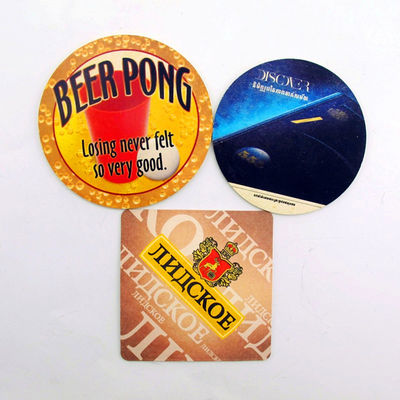 Bảng giấy thân thiện với môi trường quảng cáo đồ uống dưới dạng tùy chỉnh chống nhiệt độ cao