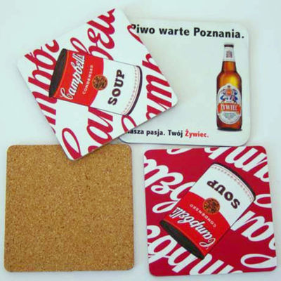 Cá nhân tùy chỉnh gỗ đồ uống coasters bàn đặt cho thực phẩm và đồ uống