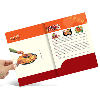 Bảng quảng cáo màu đầy đủ kích thước A4 Bảng giấy túi Thẻ thư mục giấy để văn phòng