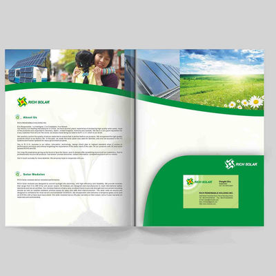 Bảng quảng cáo màu đầy đủ kích thước A4 Bảng giấy túi Thẻ thư mục giấy để văn phòng