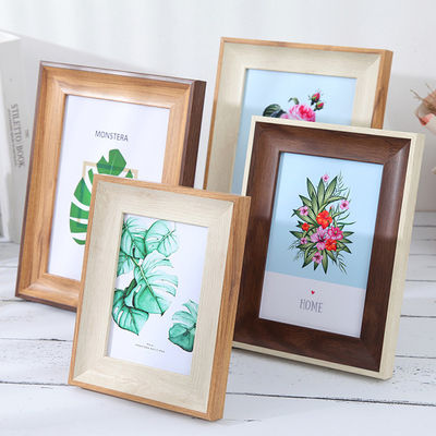 Khung ảnh tùy chỉnh theo phong cách Mỹ, khung hình cưới bằng gỗ 7 màu