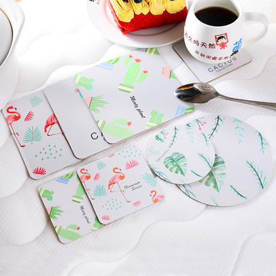 Chất hấp thụ giấy quảng cáo đồ uống dưới / Custom vòng dưới cho đồ uống