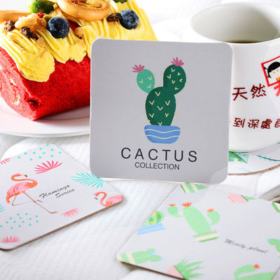 Chất hấp thụ giấy quảng cáo đồ uống dưới / Custom vòng dưới cho đồ uống