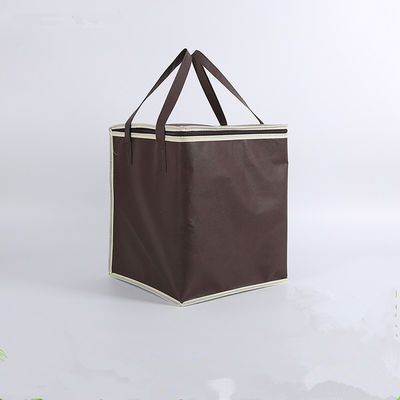OEM túi lạnh cách nhiệt mềm 4 kích thước túi cách nhiệt màu nâu có sẵn