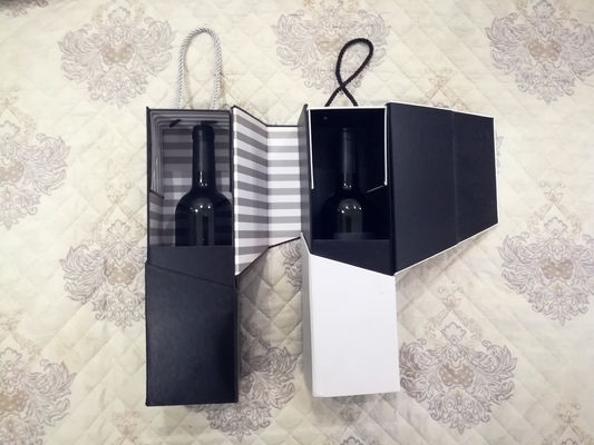 Hộp ván gấp sang trọng với đóng từ bao bì chai rượu vang làm bằng tay
