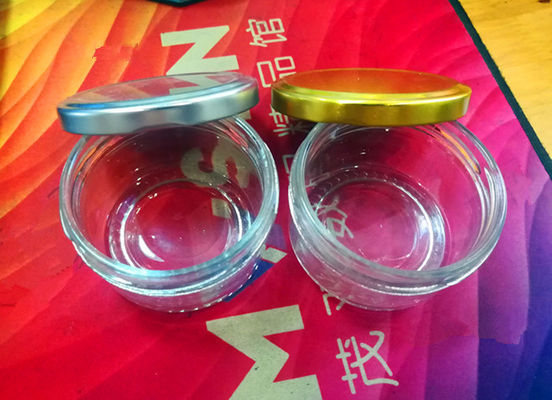 High Transparent Glass Caviar Packaging Jar 1oz 50-60gram FDA chấp thuận