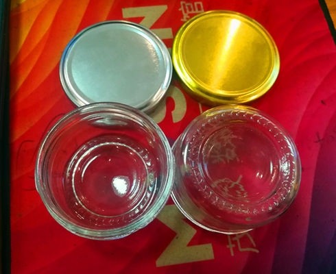 High Transparent Glass Caviar Packaging Jar 1oz 50-60gram FDA chấp thuận