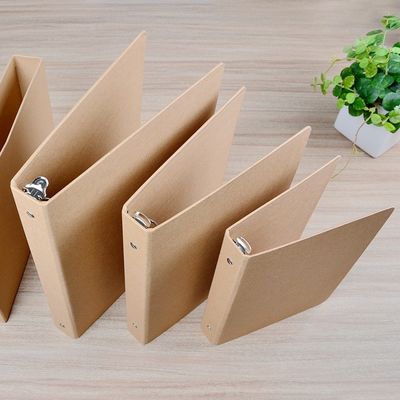 UV phủ A6 A5 Kraft giấy thư mục với vòng liên kết