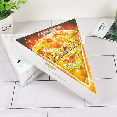 Hộp đóng gói thực phẩm giấy PE Lamination bên trong cho pizza slice