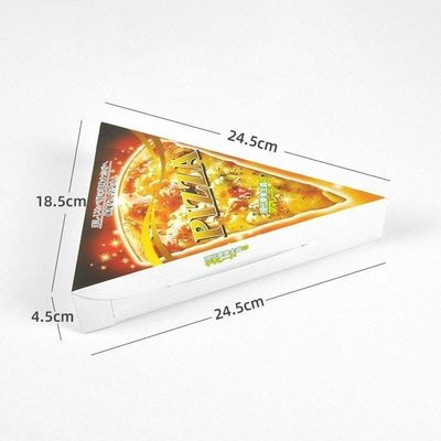 Hộp đóng gói thực phẩm giấy PE Lamination bên trong cho pizza slice
