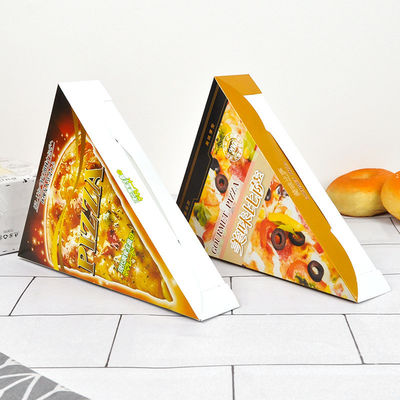 Hộp đóng gói thực phẩm giấy PE Lamination bên trong cho pizza slice